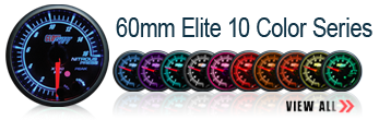 60mm Elite 10 Color Series Gauges