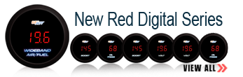 Red Digital Series Gauges