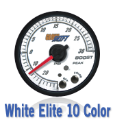 White Elite 10 Color Gauge Series